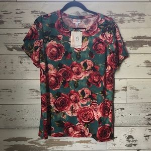 NWT LuLaRoe Floral Olive Large